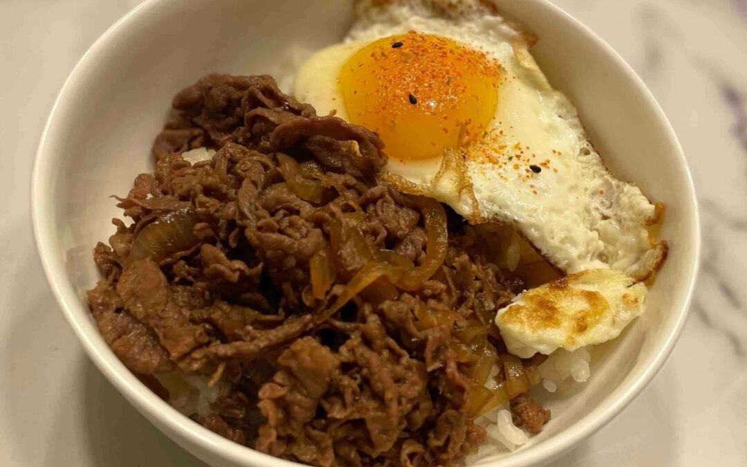 Gyudon(Japanese Beef Bowl) 牛丼