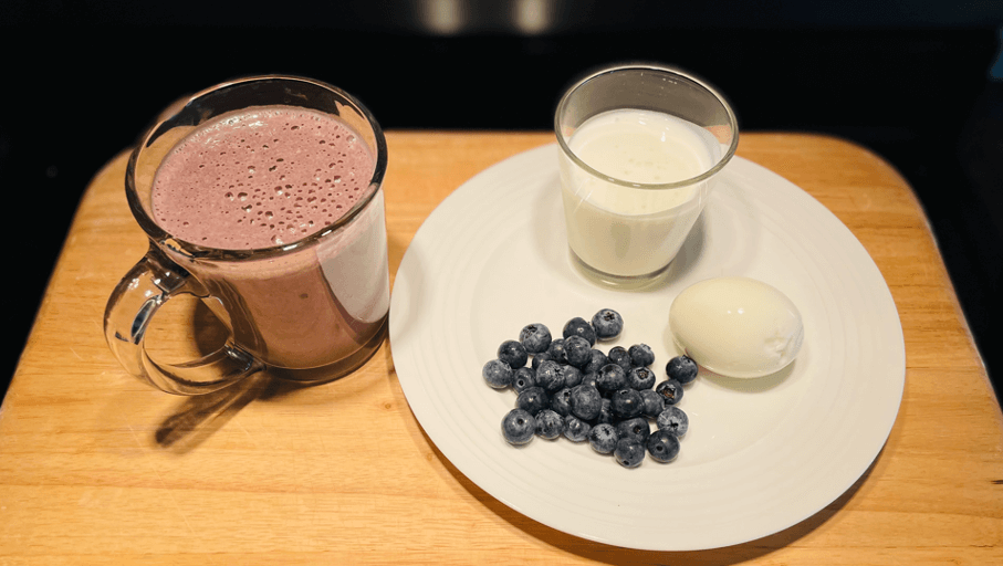 Soybean/grain smoothie 