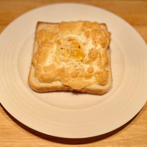 cloud egg sandwich