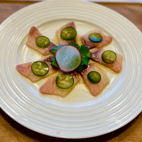 Yellowtail Sashimi with Jalapeno
