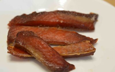 Homemade Salmon Jerky自制三文鱼脯