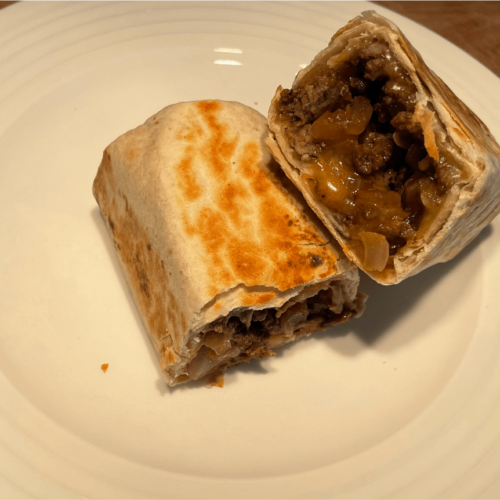 baked beef burrito