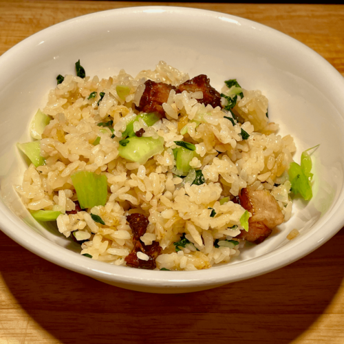 Chinese bacon rice